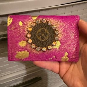 Pink & Gold Keep it Gypsy Card Holder
